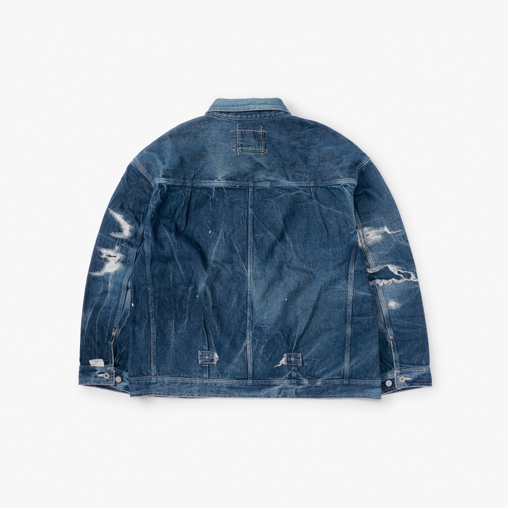 MADNESS DISTRESSED DENIM JACKET | MADNESS